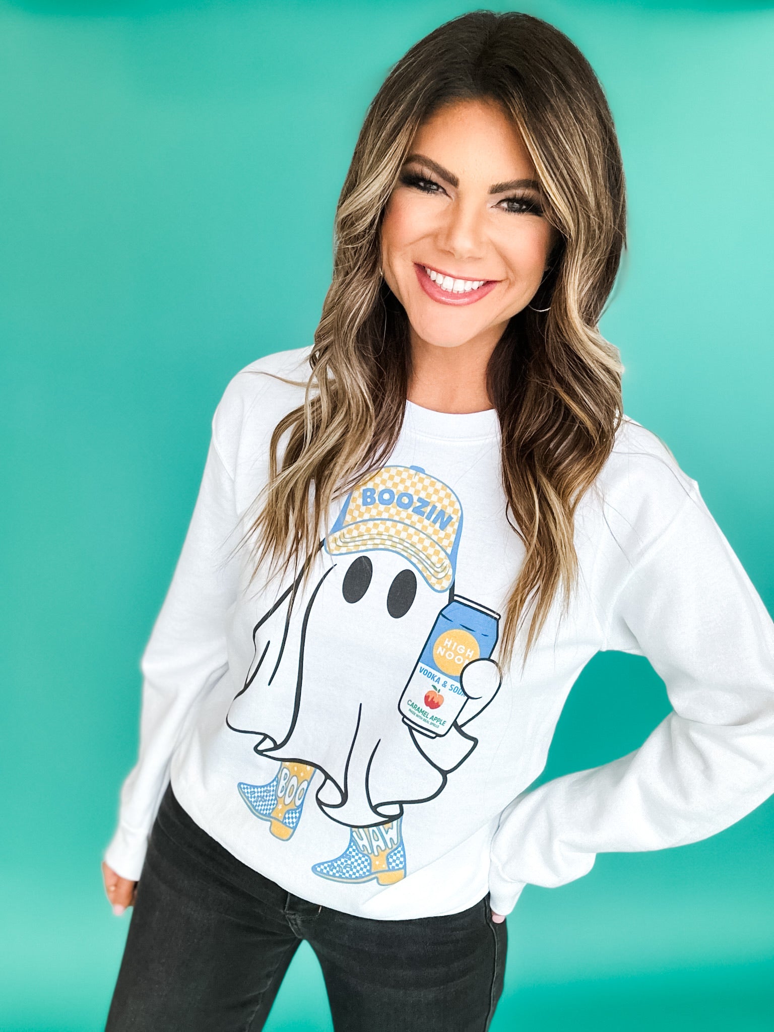 Spooky and Boozin Pullover