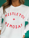 Mistletoe Plus Mimosas Pullover