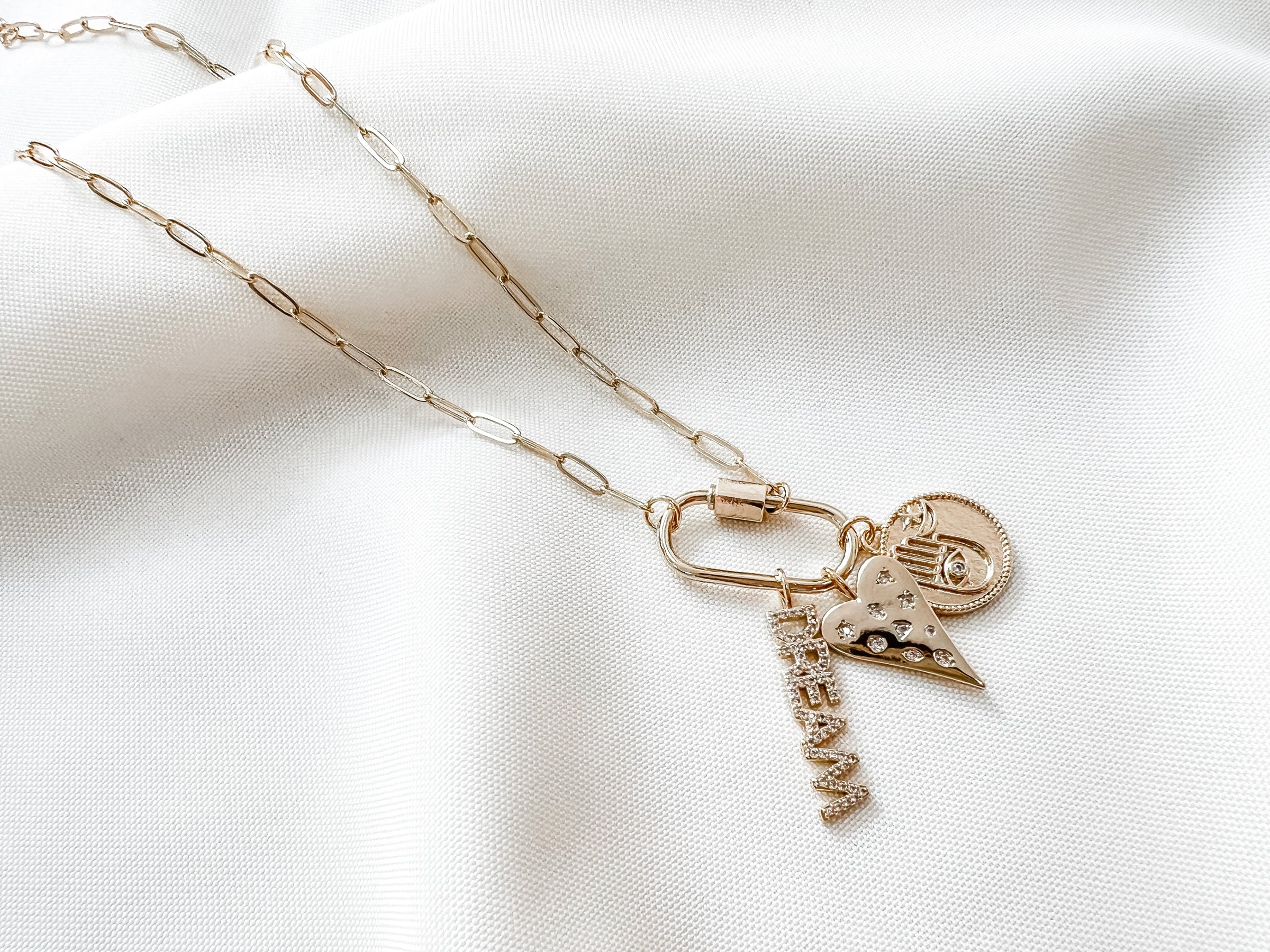 Dream Heart Charms Necklace