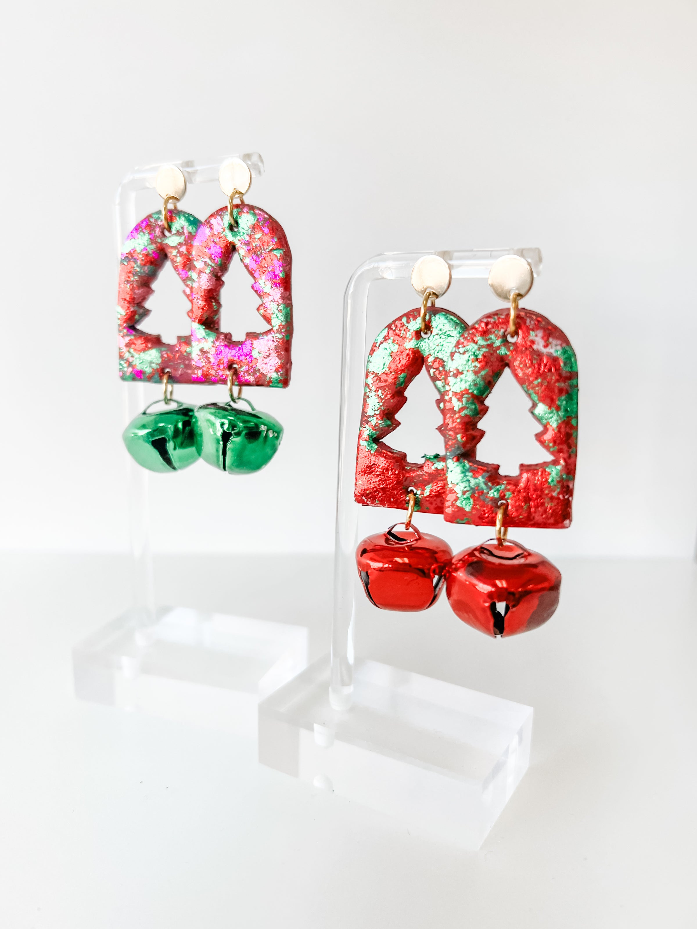 Christmas Tree Bells Earring