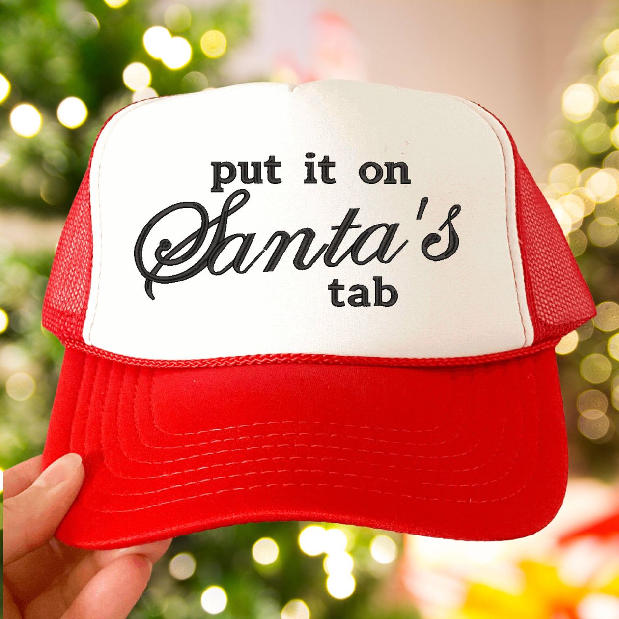 Santa's Tab Trucker Hat