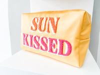 Sun Kissed Embroidered Pouch