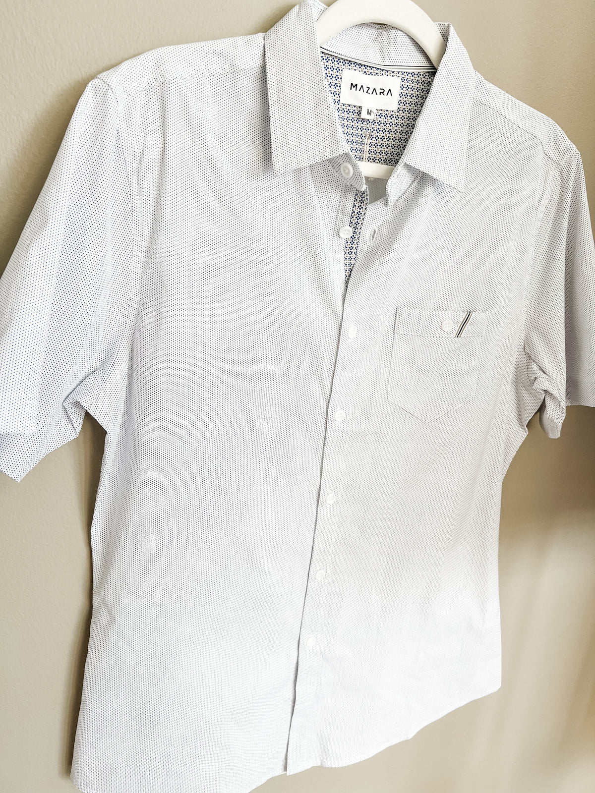 Mens Modern Button Down Shirt