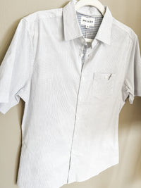 Mens Modern Button Down Shirt