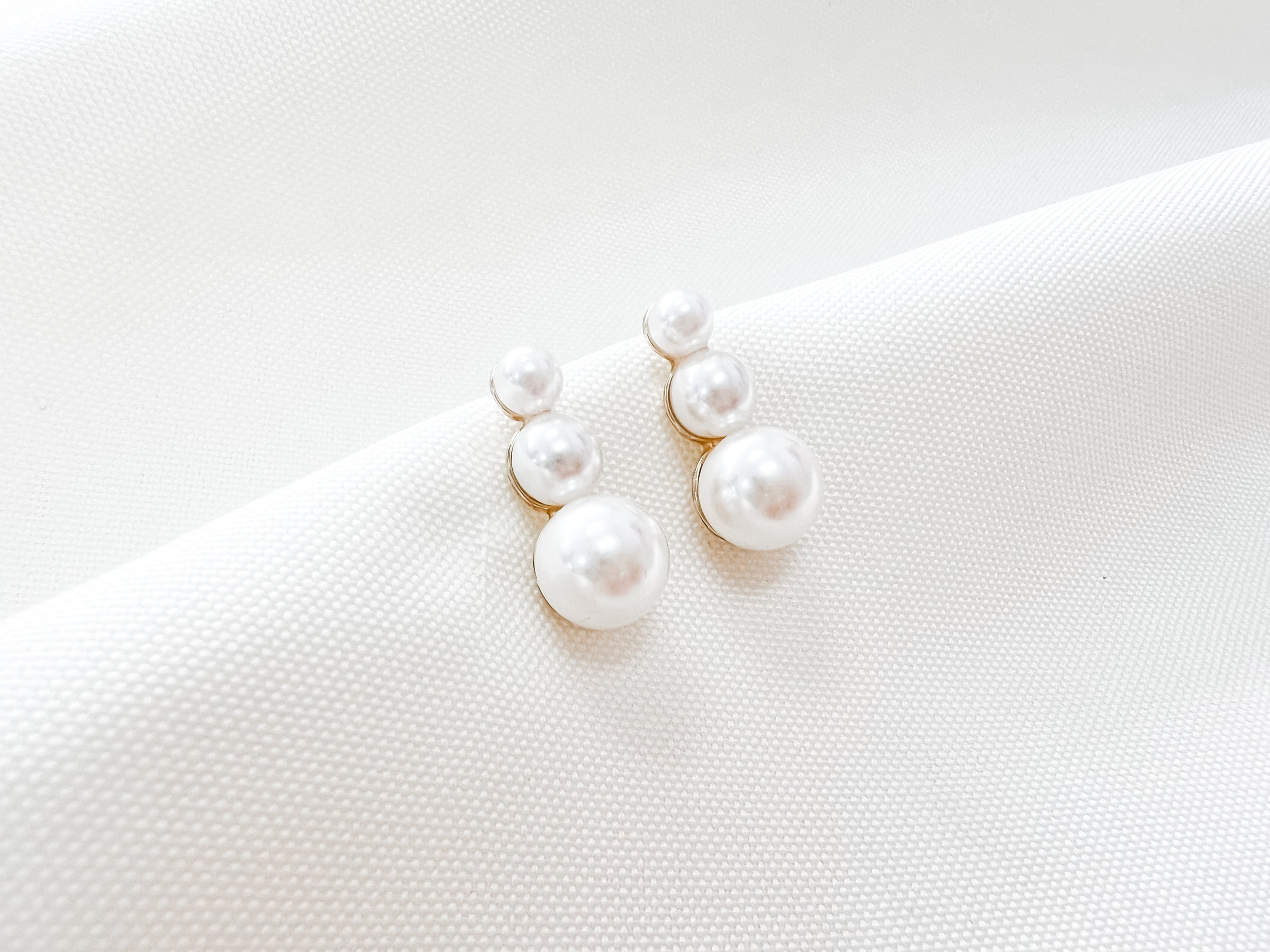 Triple Pearl Earring