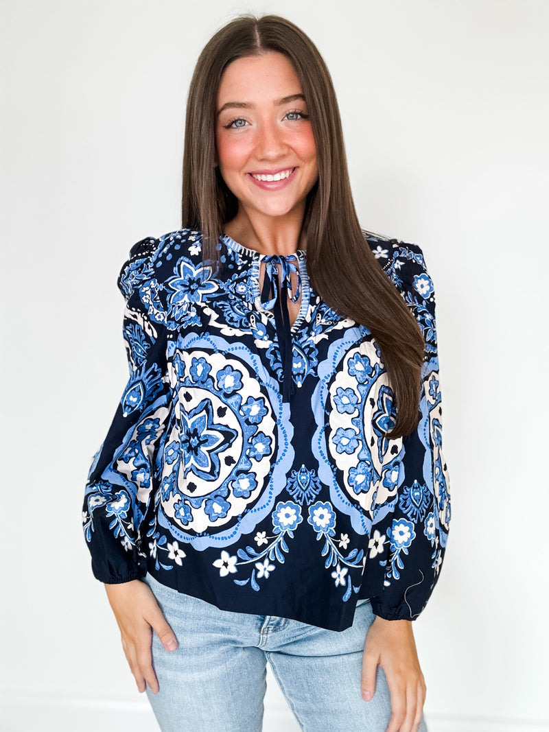 Floral Medallion Top