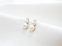 Triple Pearl Earring