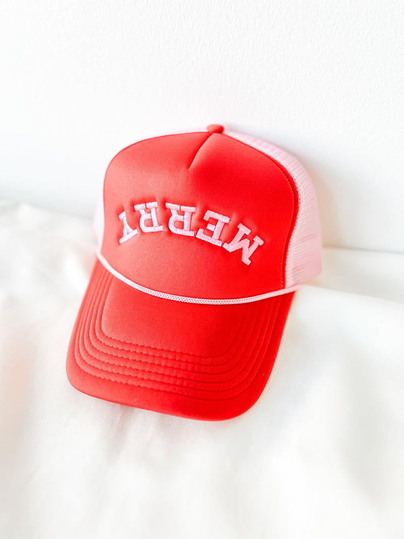 Upside Down Merry Trucker Hat