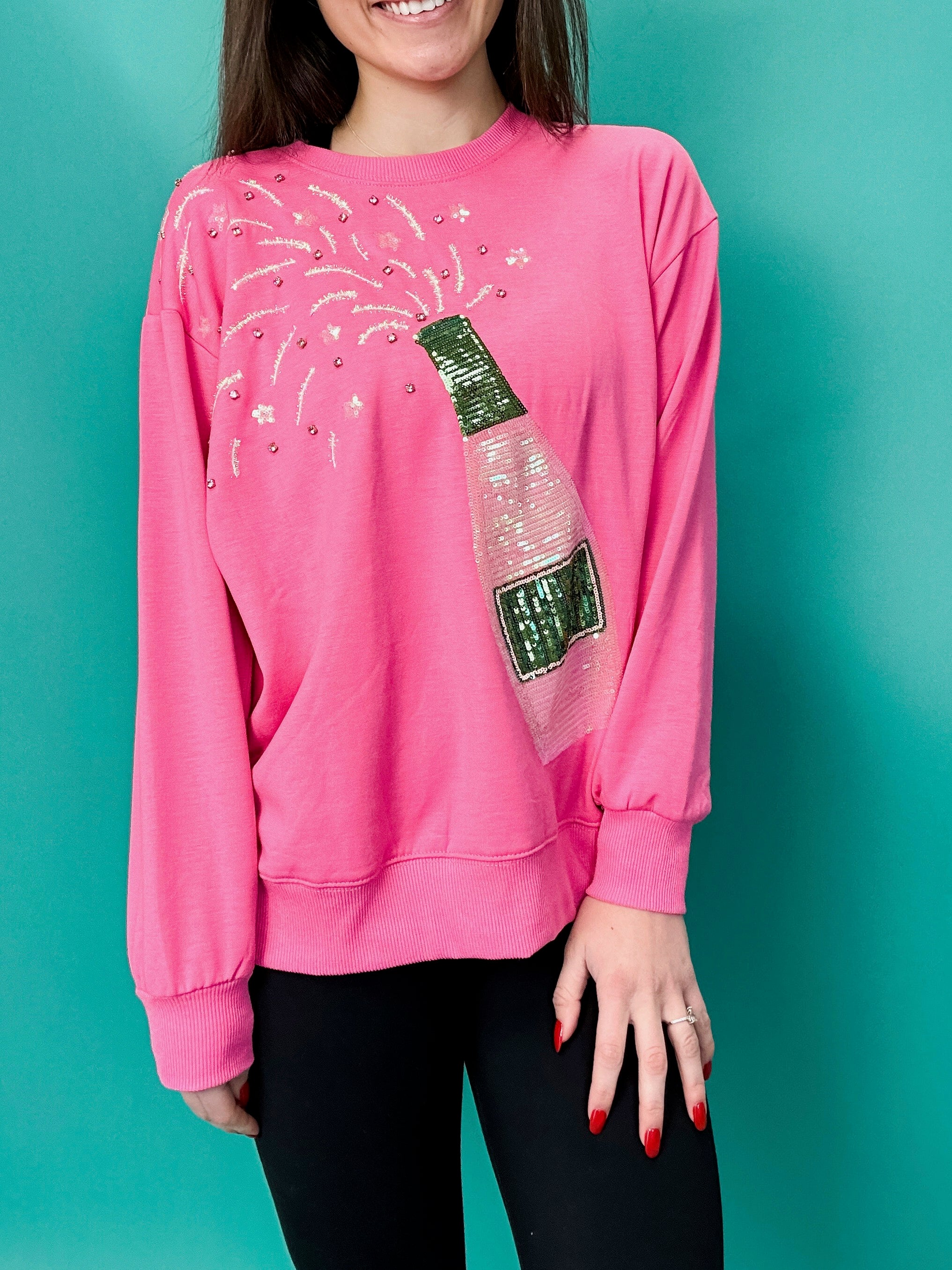 The Sarah Champagne Sweatshirt