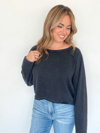 And Just Relax Pullover - Black