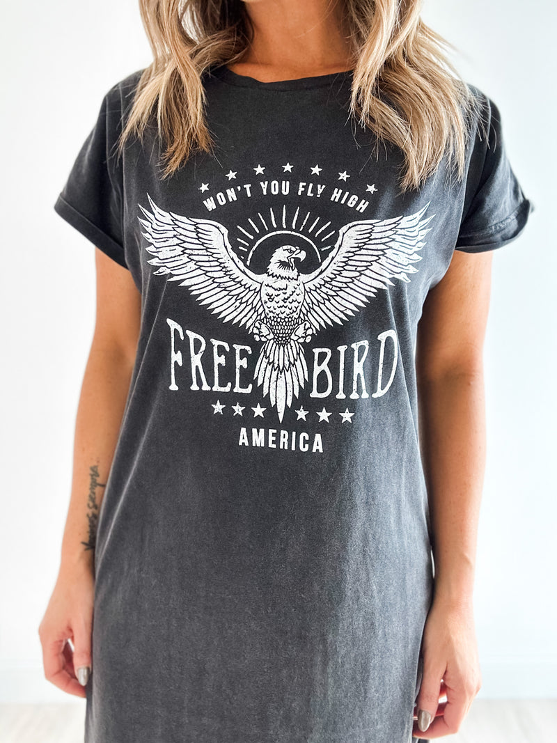 Free Bird Midi Dress