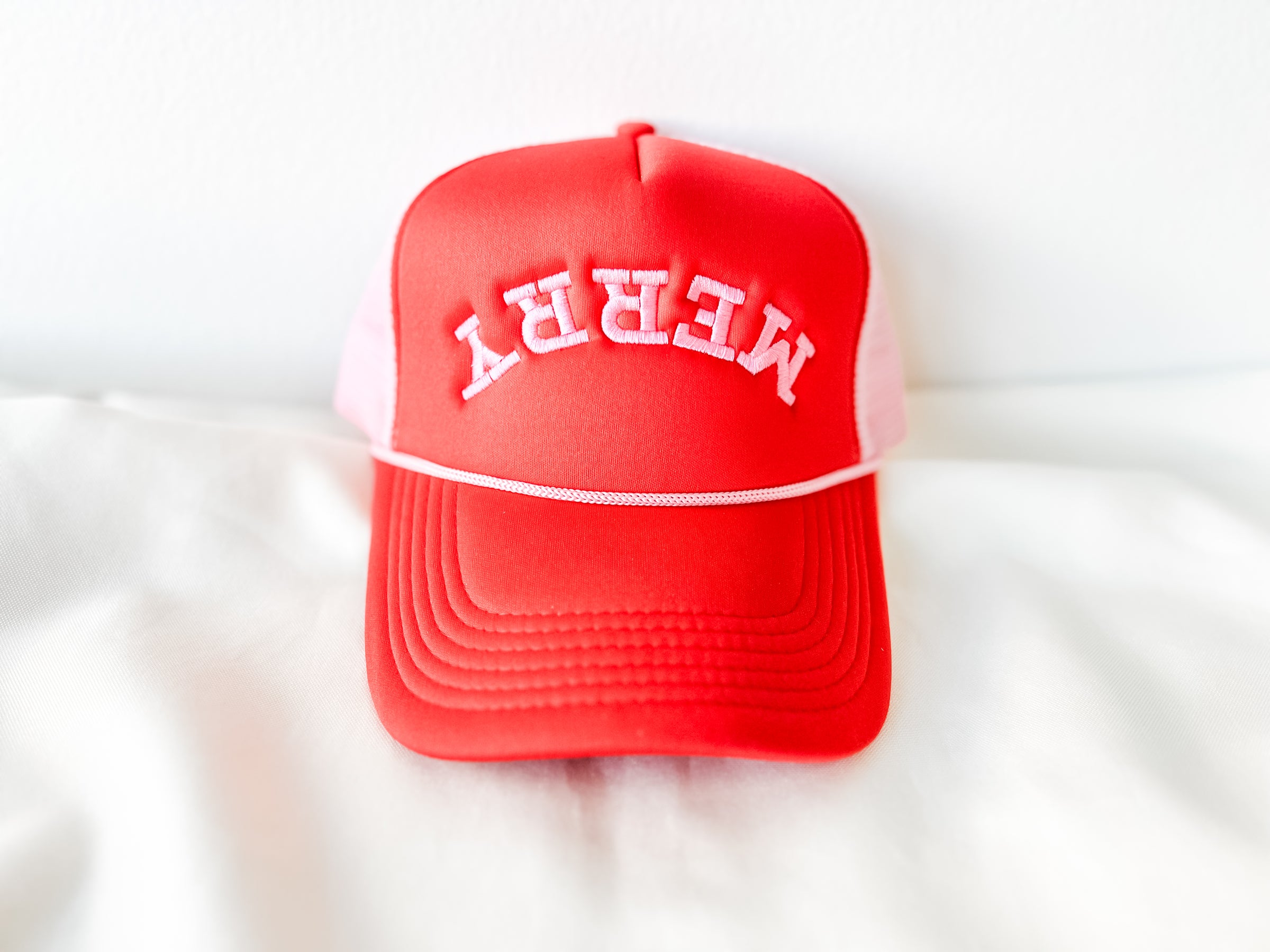 Upside Down Merry Trucker Hat