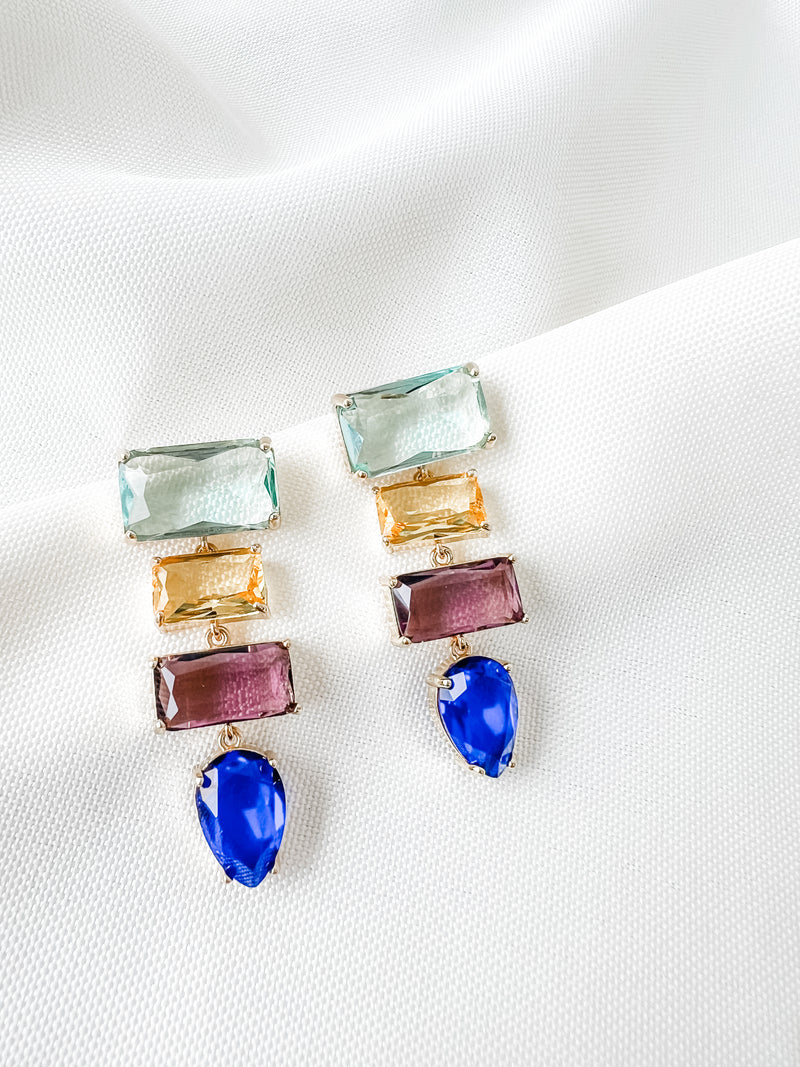 Valentina Statement Glass Earring