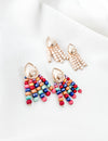 Teardrop Beaded Earring