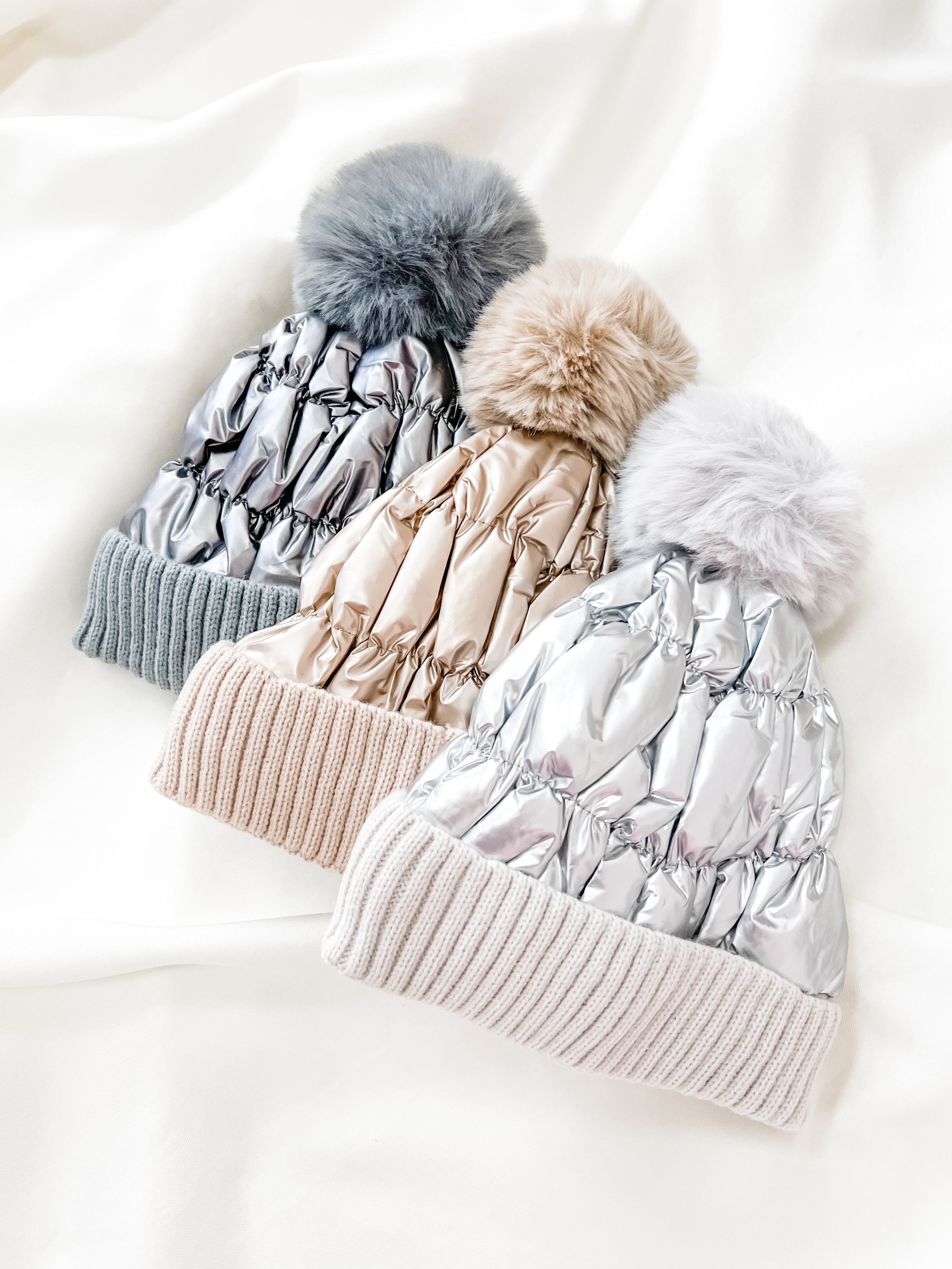 Metallic Pom Beanie 2.0