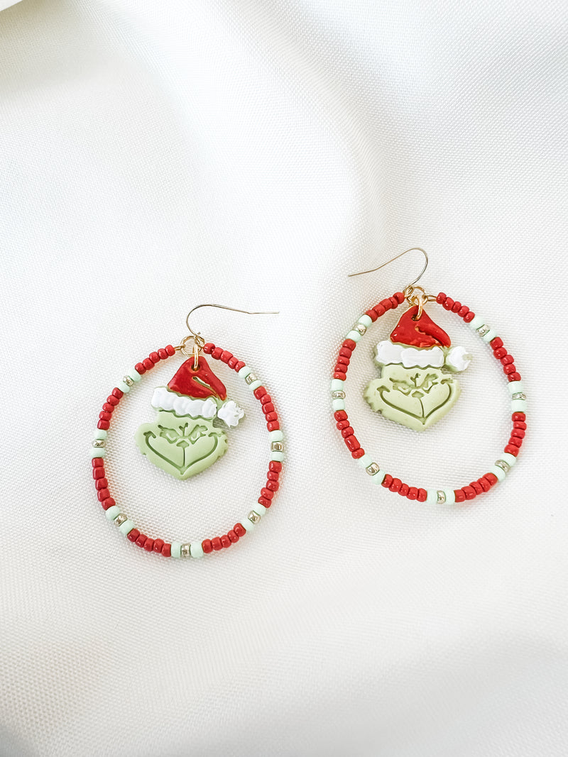 Merry Grinchmas Earring