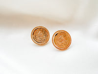 Brass Button Studs