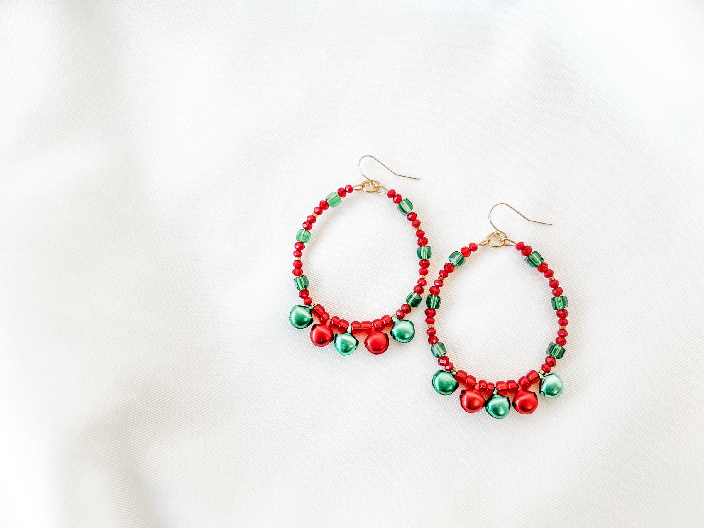 Red and Green Jingle Earring