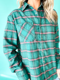 Catch Up Soon Flannel Shirt