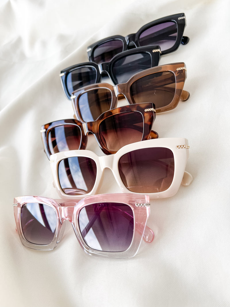 Chain Deco Sunglasses