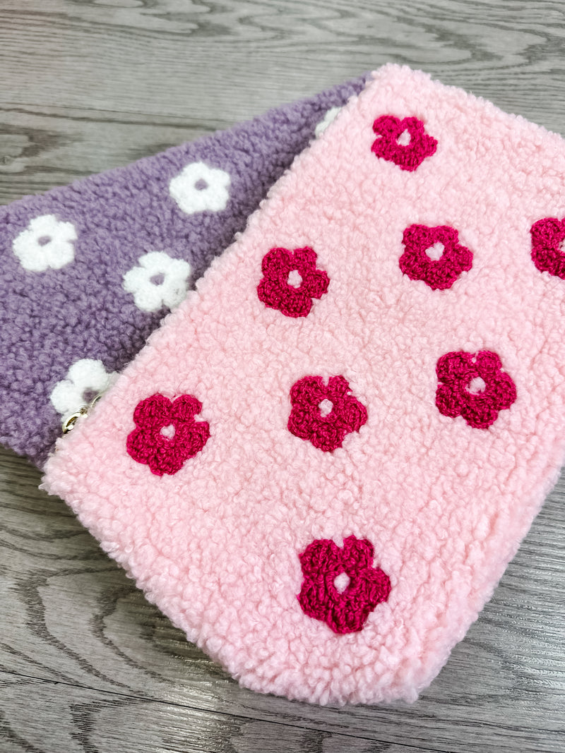 Floral Teddy Pouch