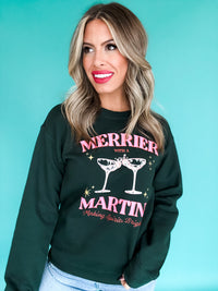 Merrier With a Martini Pullover