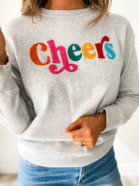 Cheers Embroidered Pullover