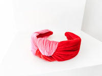 Two Tone Velvet Headband