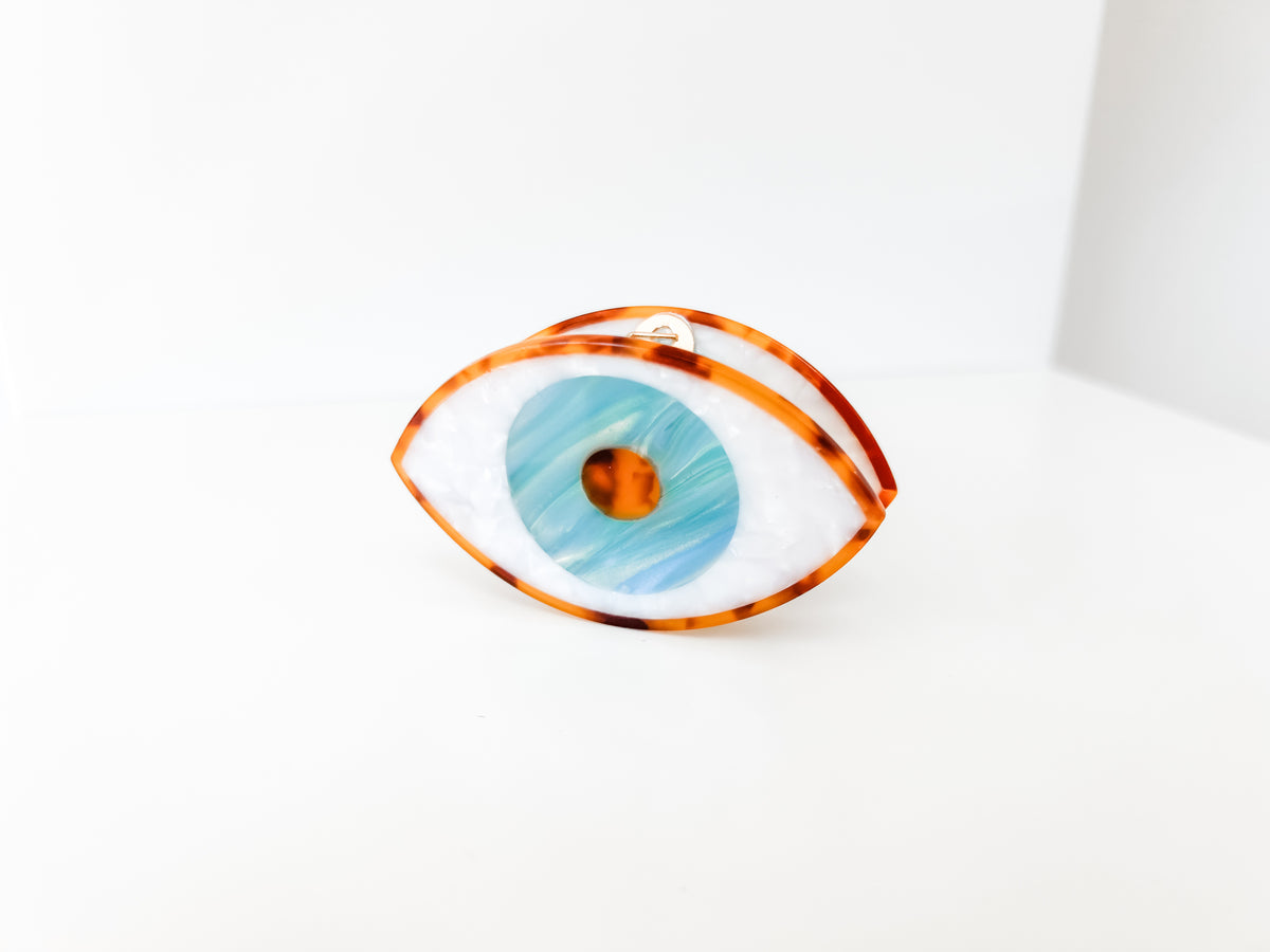 Evil Eye Hair Clip