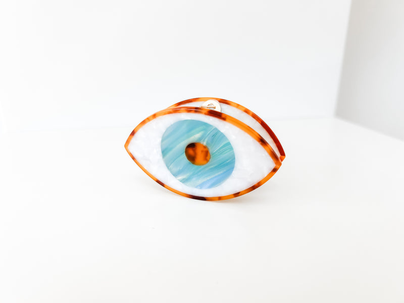 Evil Eye Hair Clip