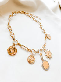 Coin Charm Necklace