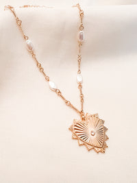 Heart Beats for Pearls Necklace