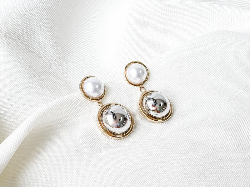 Pearl Mirror Earring