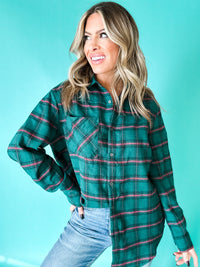 Catch Up Soon Flannel Shirt