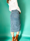 Middle Ground Denim Skirt