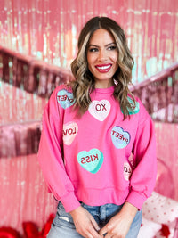 The Millie Candy Hearts Pullover