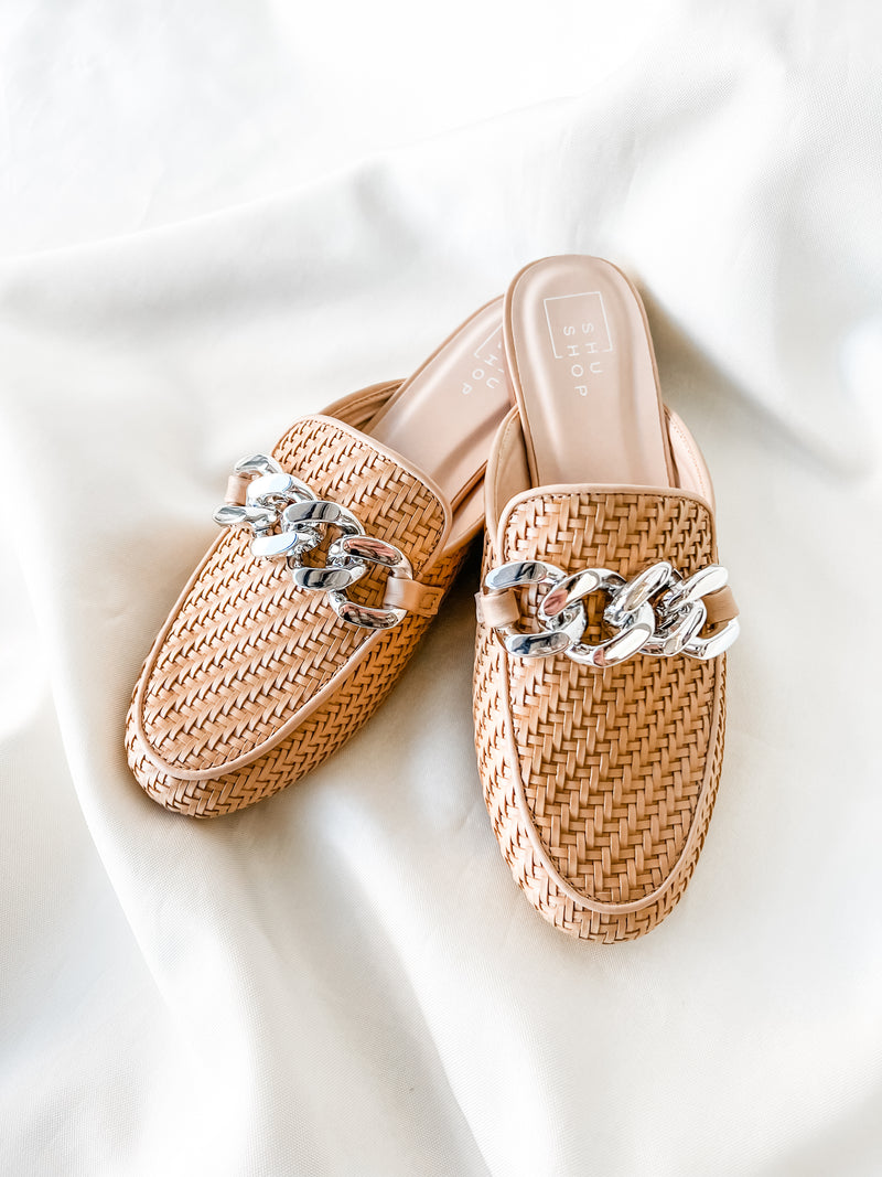 The Alexis Woven Mule